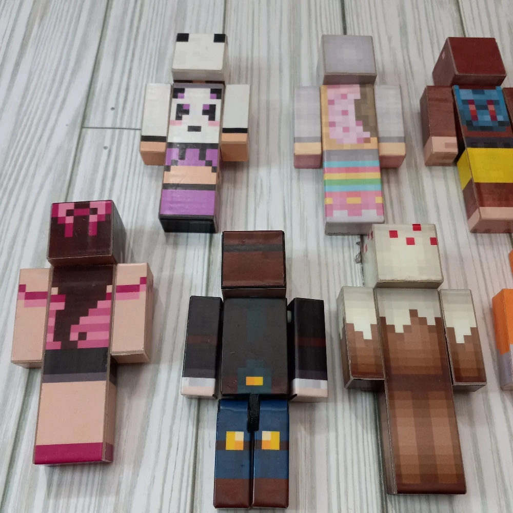 EnderToys Minecraft 9 Lot Of Figures